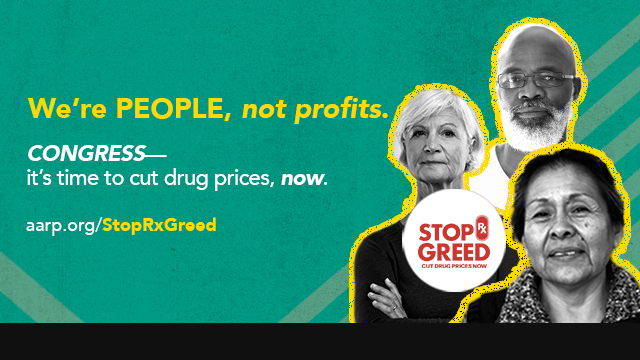 Stop Rx Greed Graphic