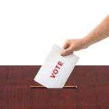 Ballot Box Vote Hand E-Update