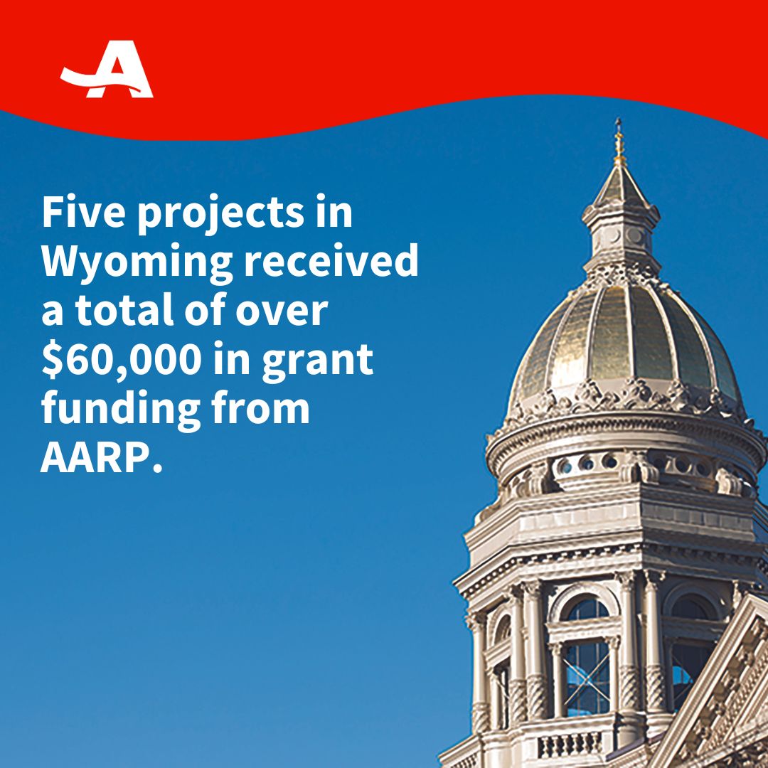 AARP Wyoming Community Challenge Grant Graphic