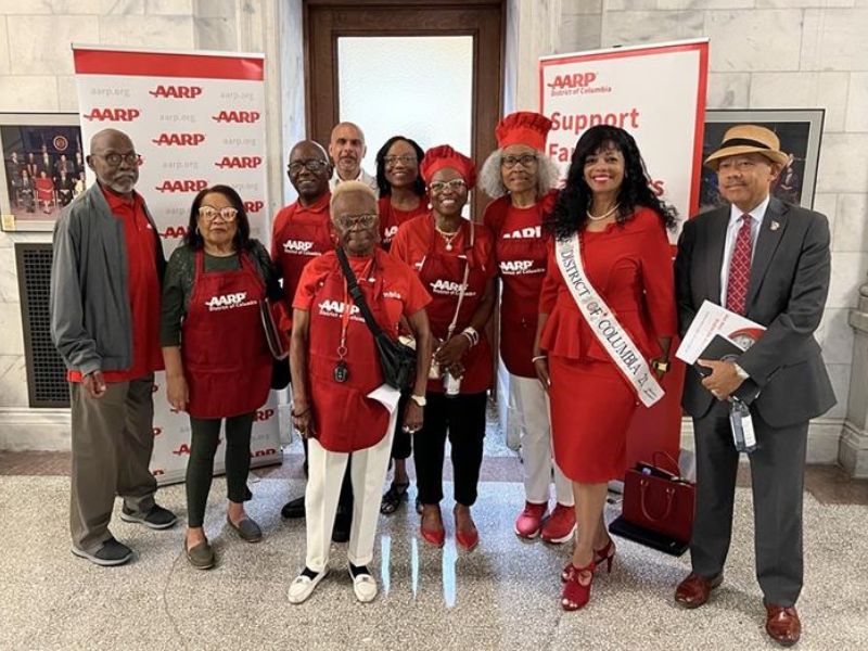 Group of people gathering