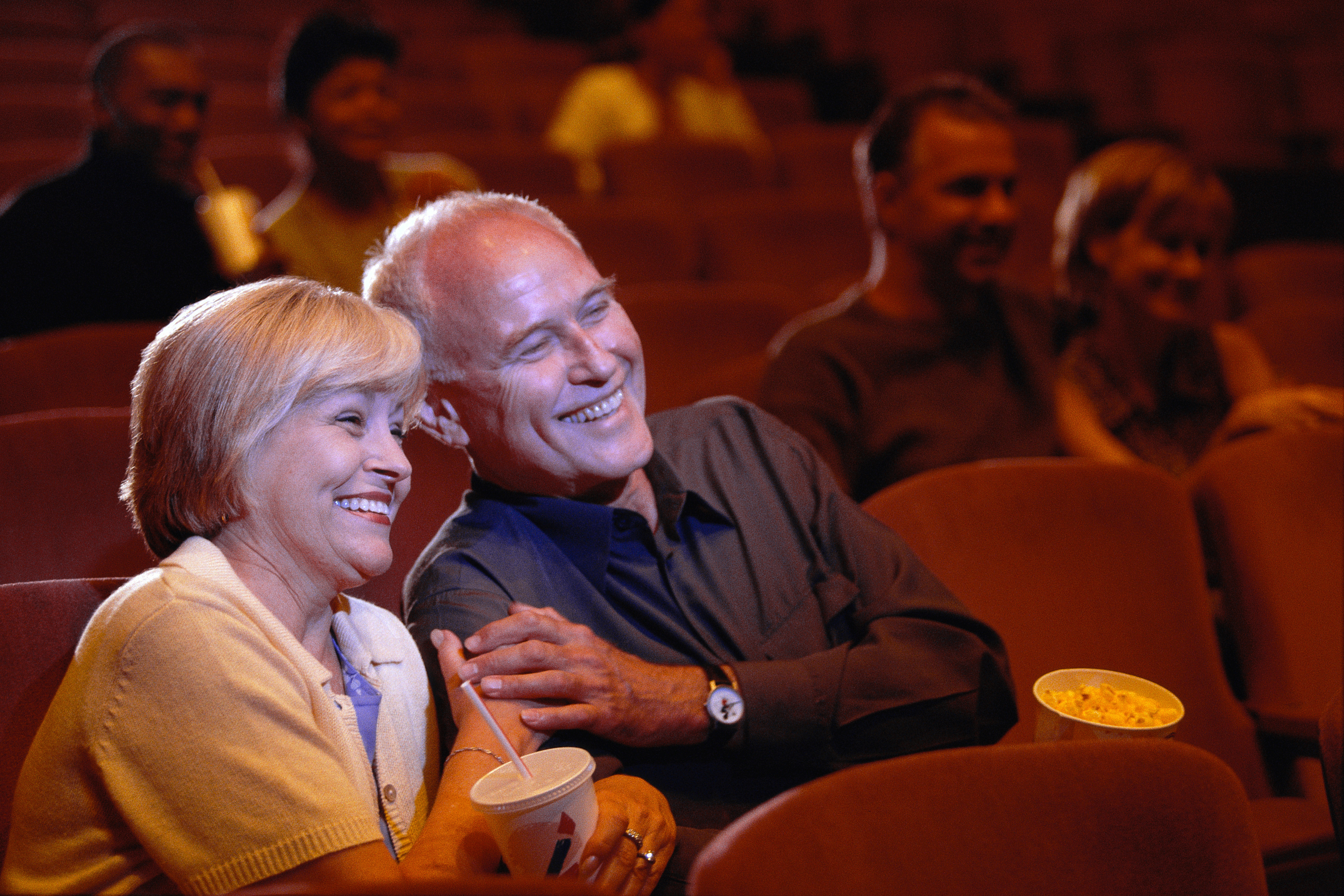 Couple Watching a Movie