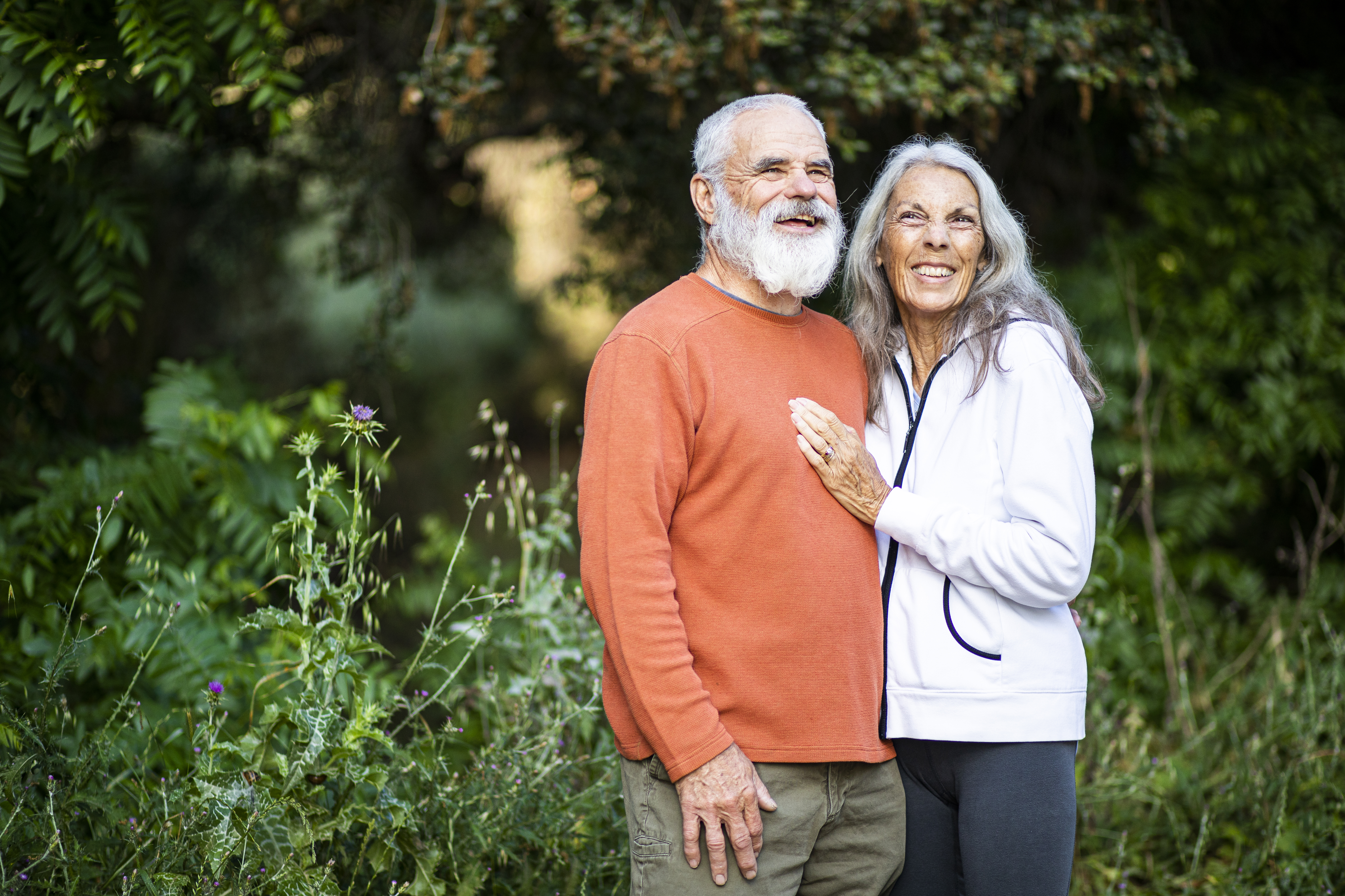 Portrait of Active Seniors Outdoors