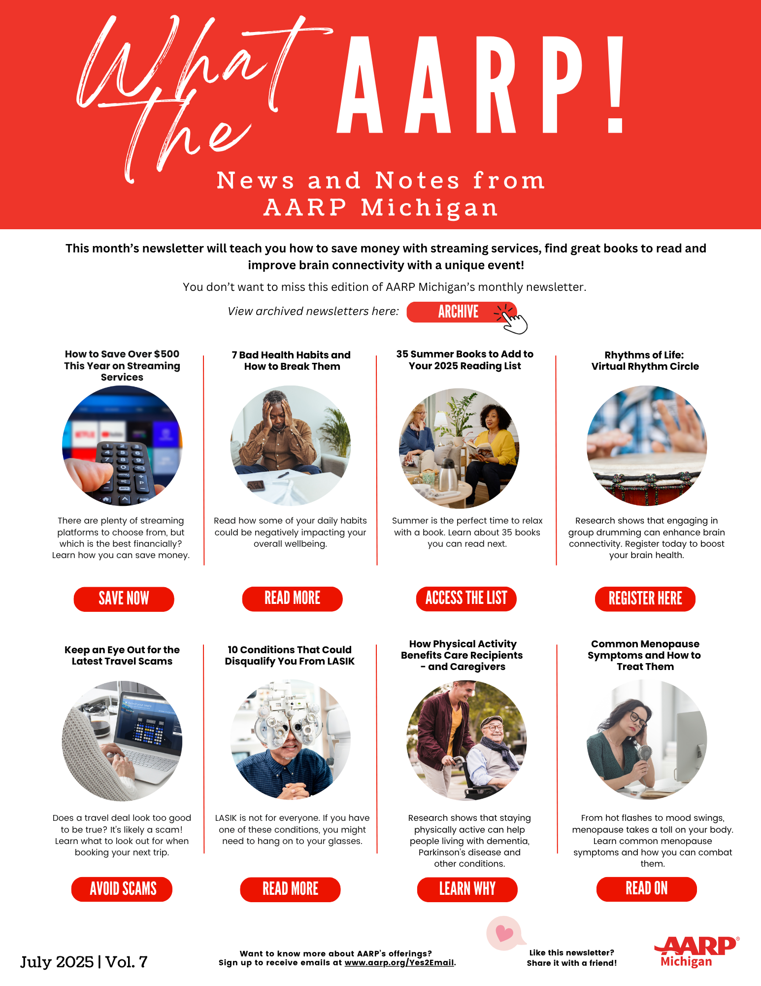 What the AARP! Newsletter - July 2025