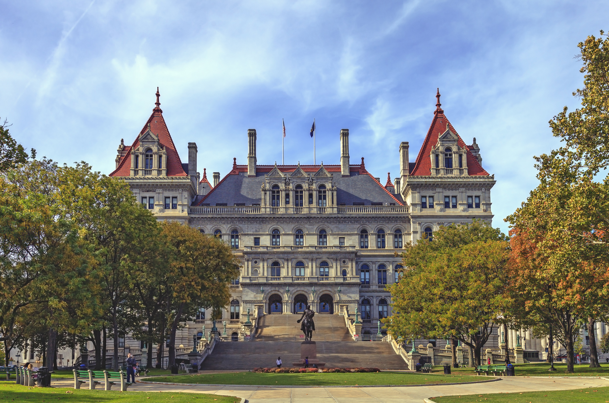 NY State Capitol Building in Albany