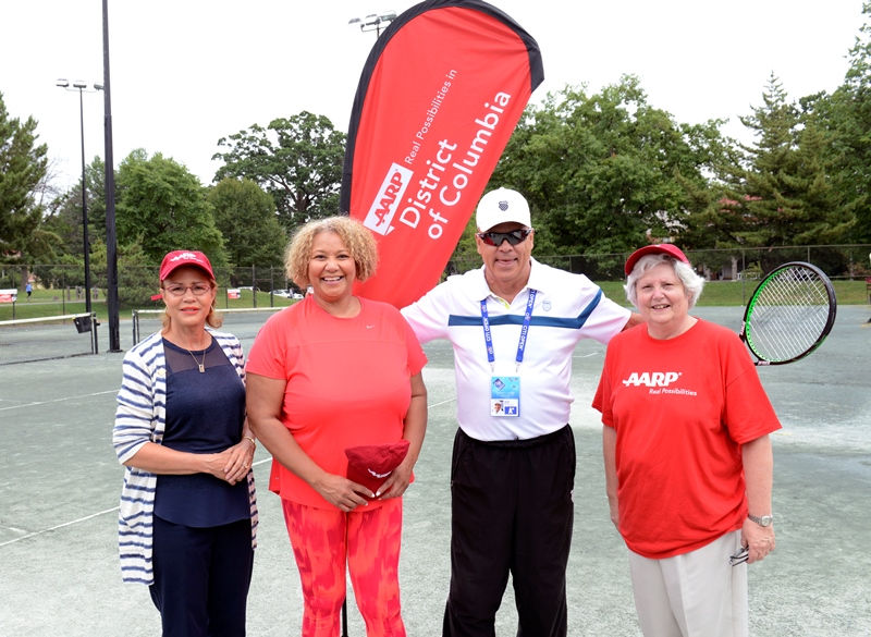 Citi Open Diane Prate, Councilmember Yvette Alexander, Wayne Bryan, & Nancy LeaMond