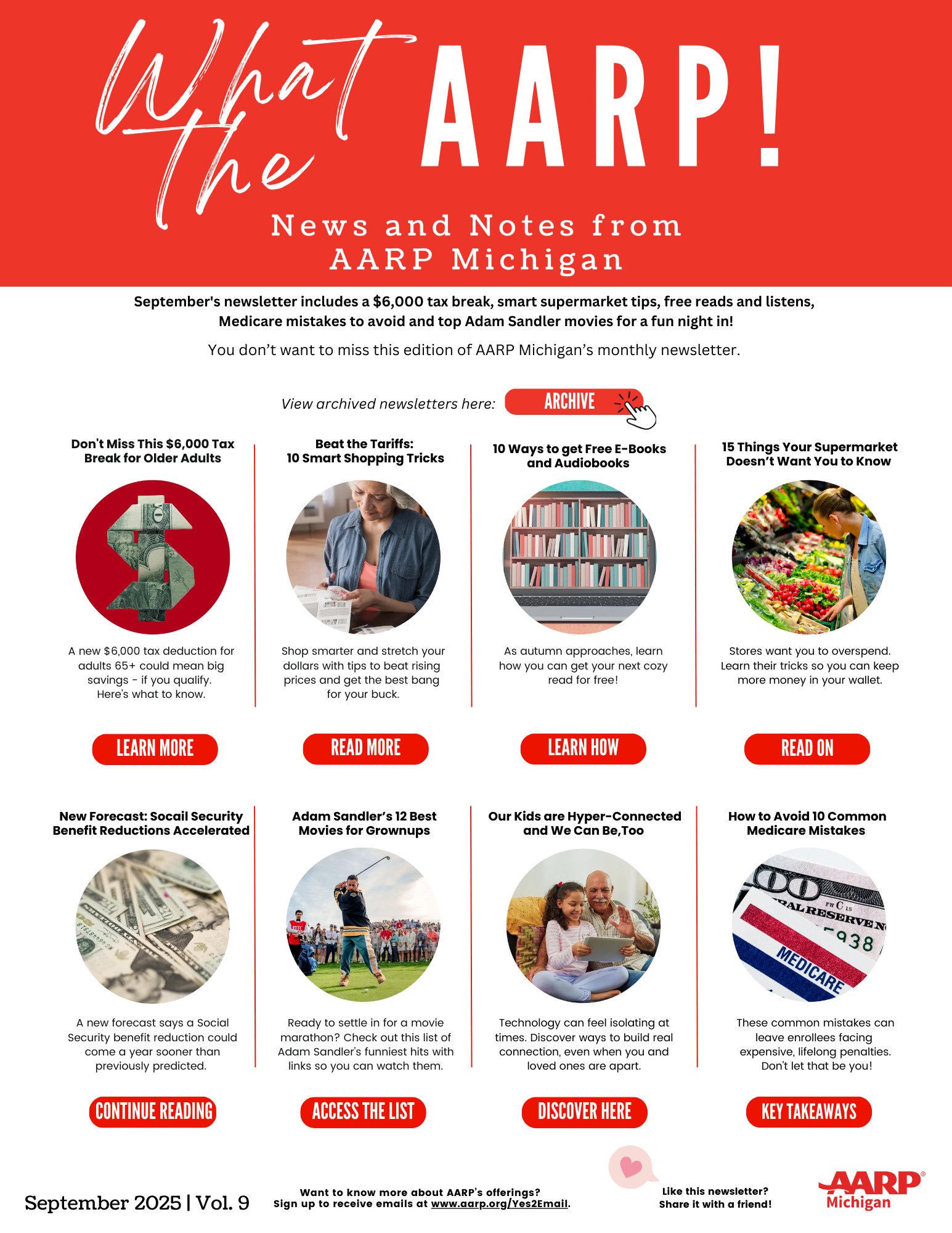 What the AARP! Newsletter - September 2025