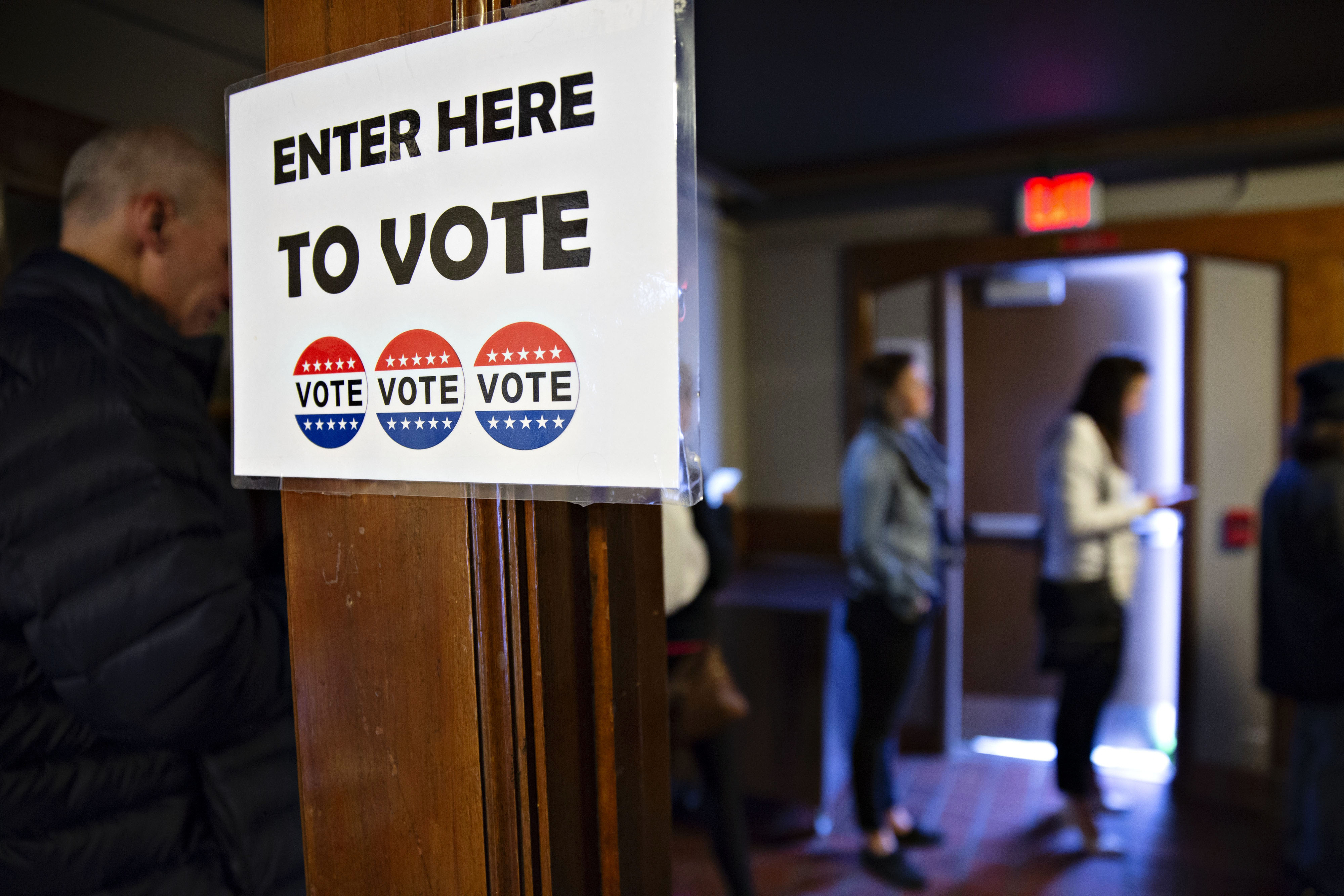 Voters Cast Ballots During Midterm Elections