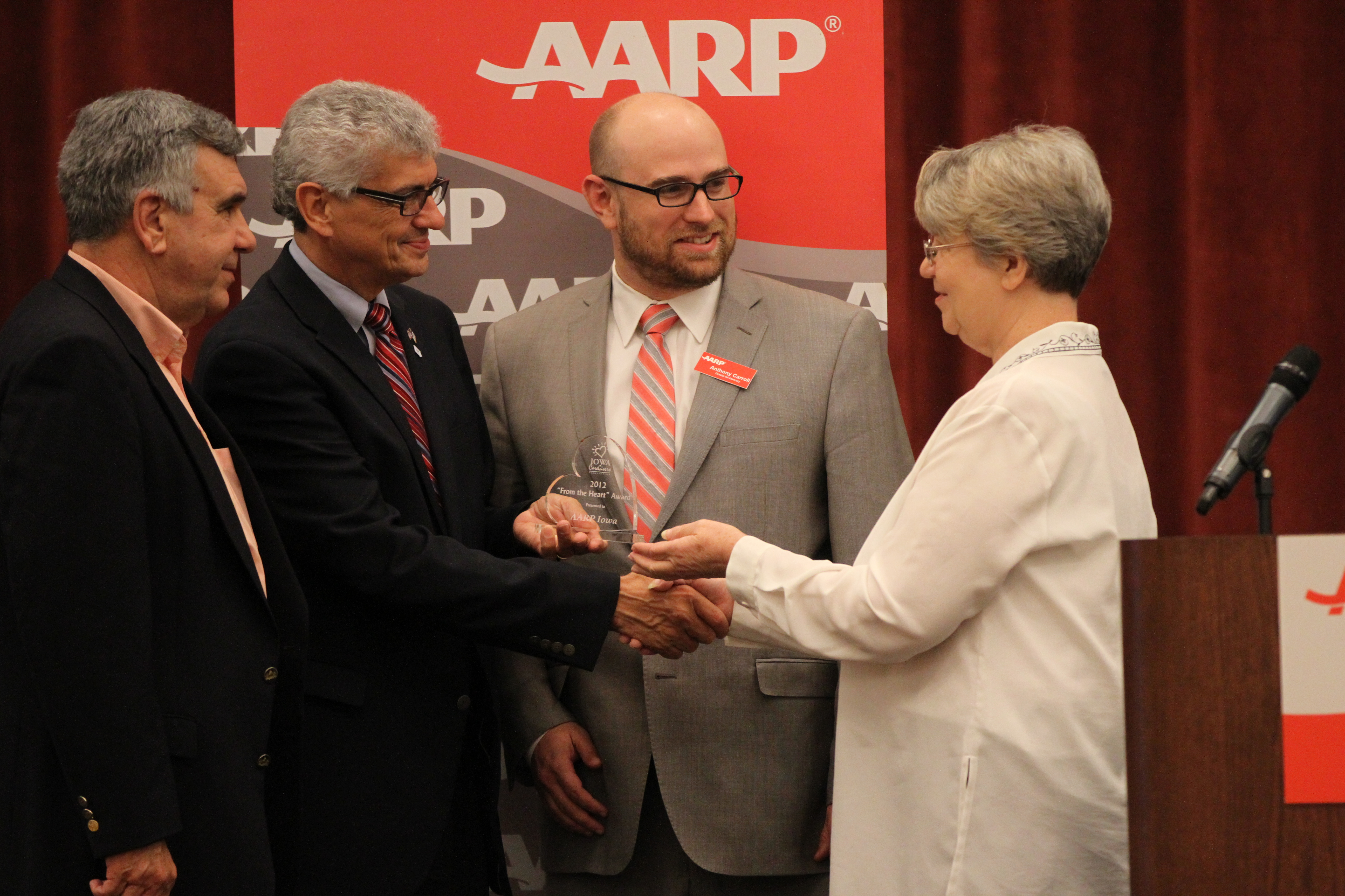 Caregivers Award to AARP Iowa