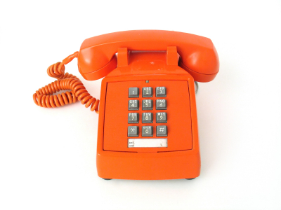 499,999 KK orange telephone