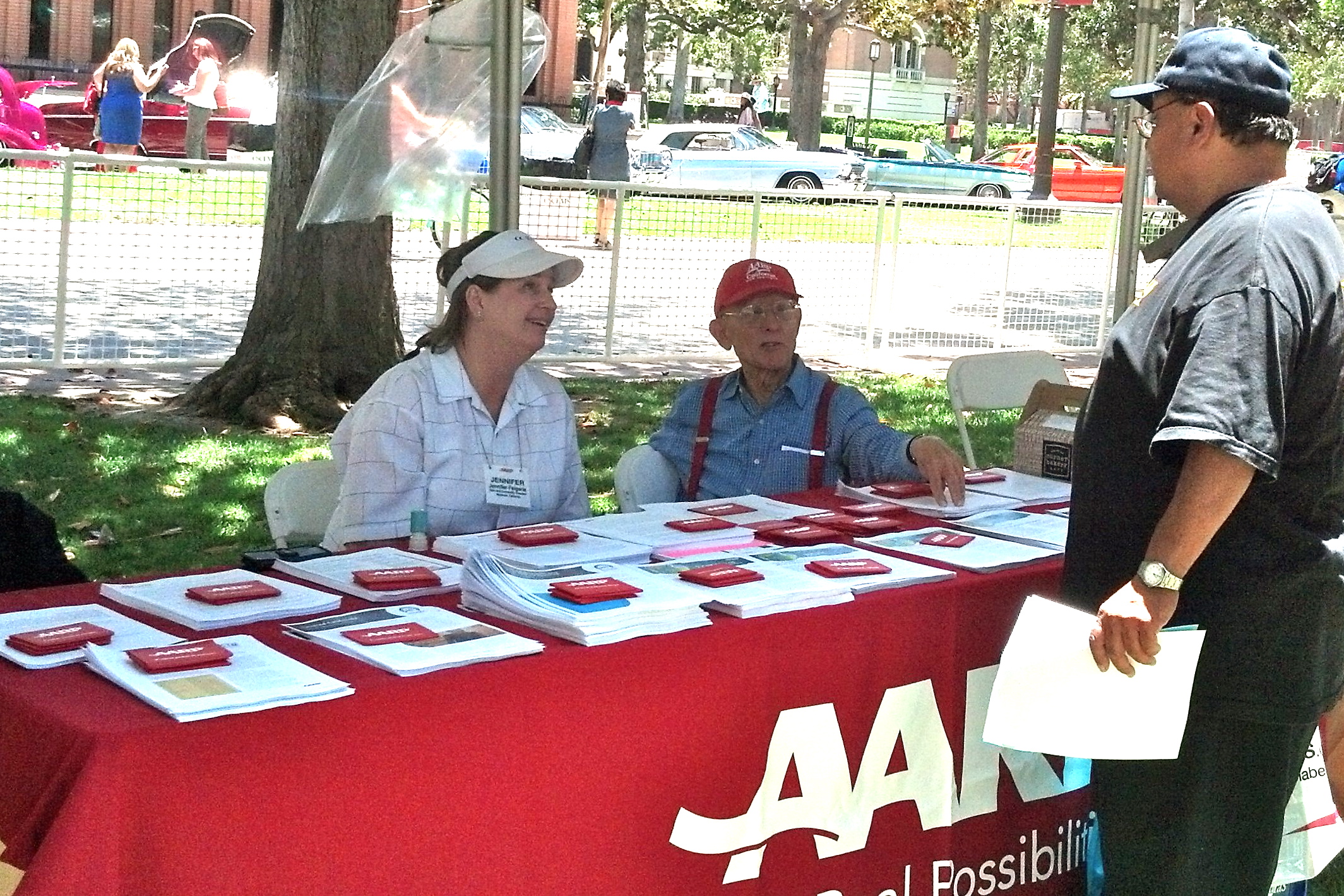 AARP Volunteers at Men's Health Awareness Day