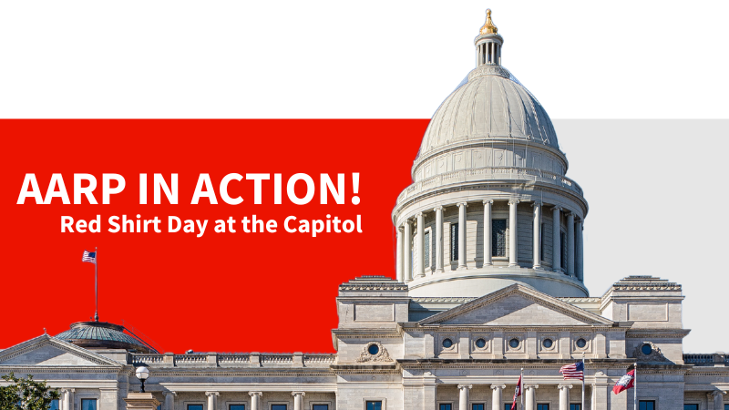 Red Shirt Day at the Arkansas State Capitol