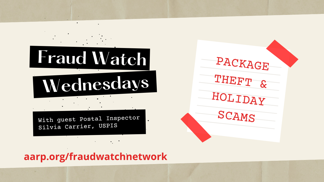 fraud watch wednesdays: package theft & holiday scams