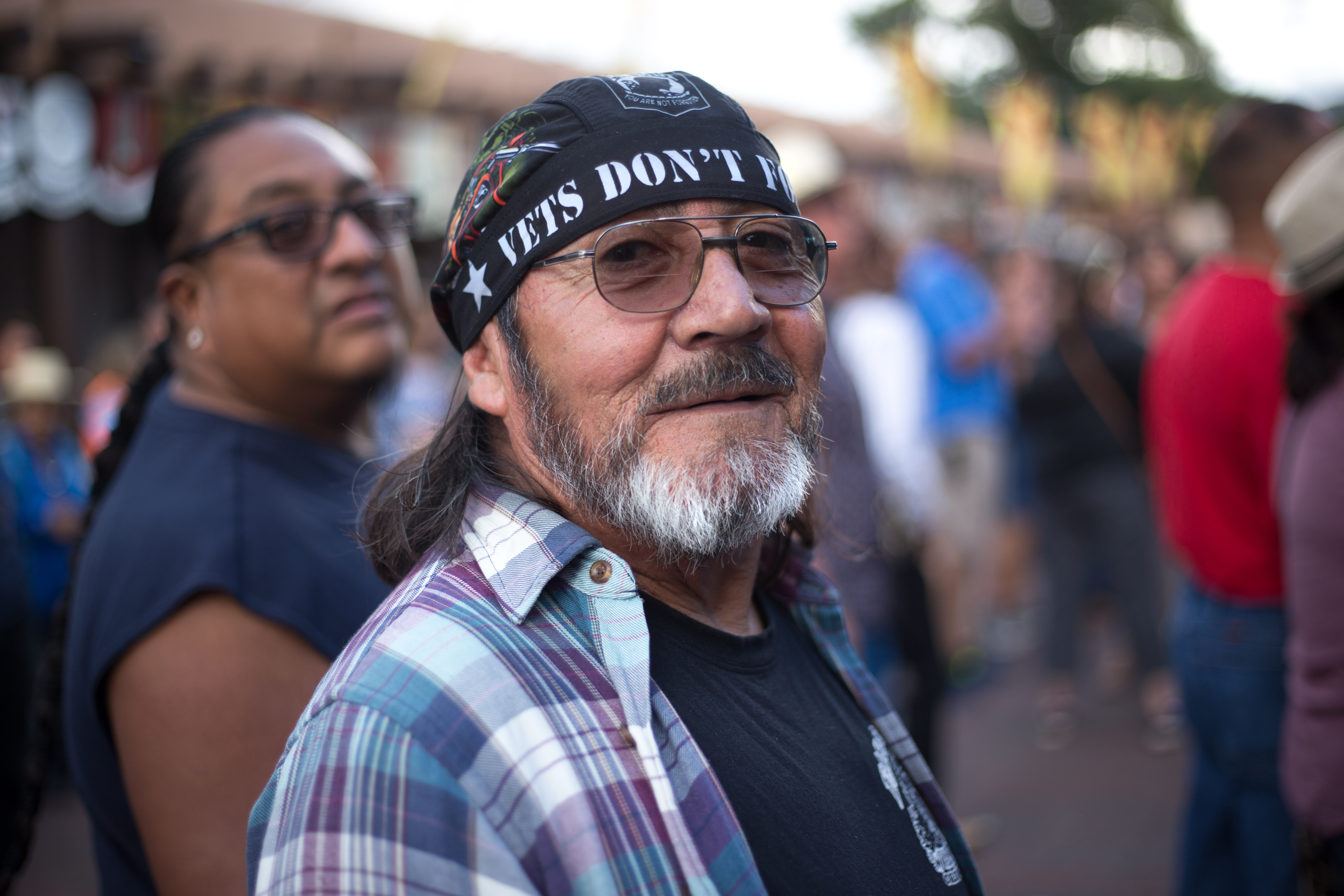 Santa Fe, NM: Military Veteran at 2018 Santa Fe Fiesta