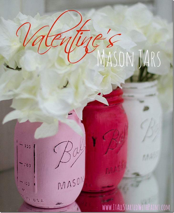 mason jar flowers