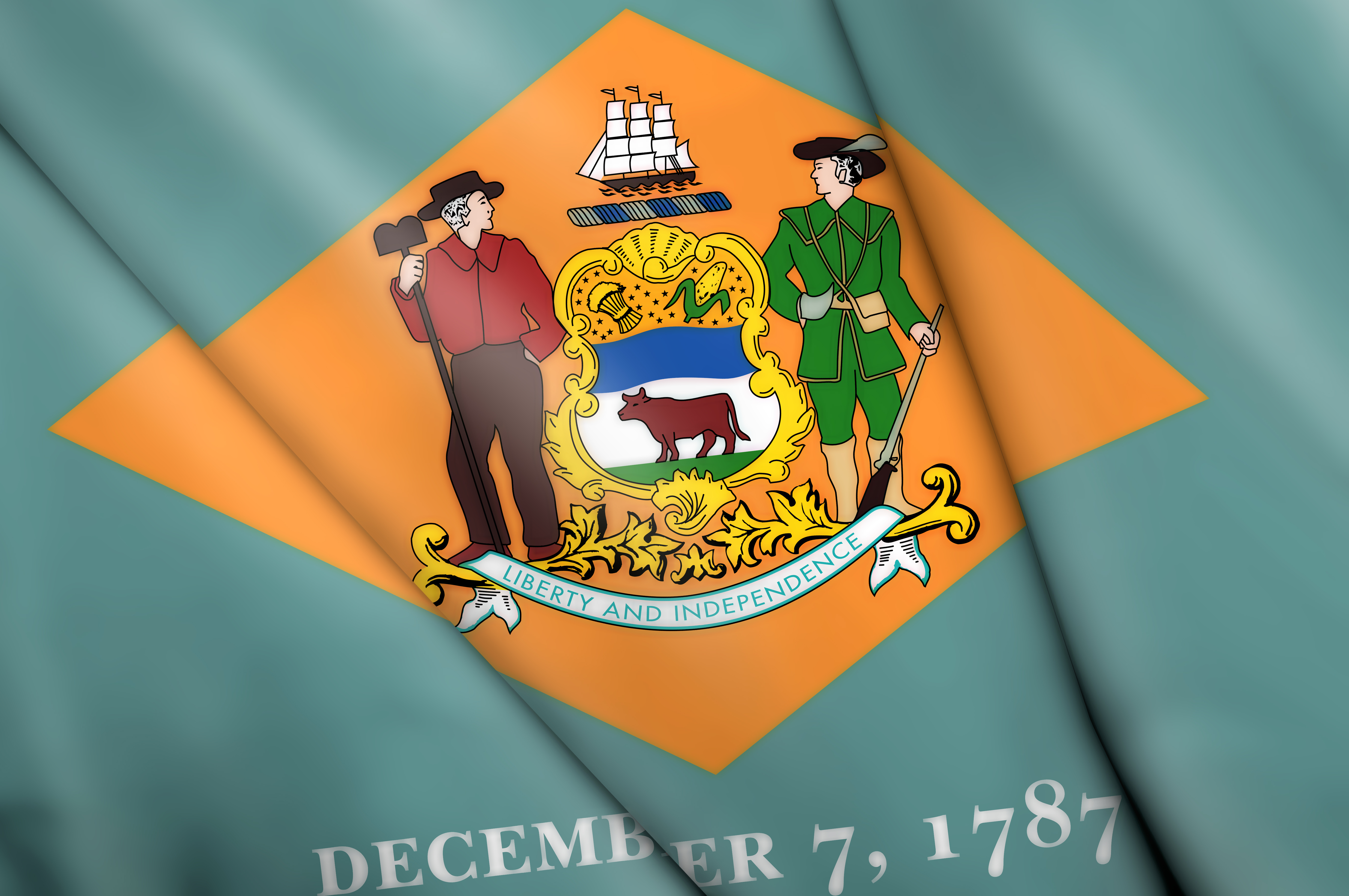 Flag of Delaware (USA)