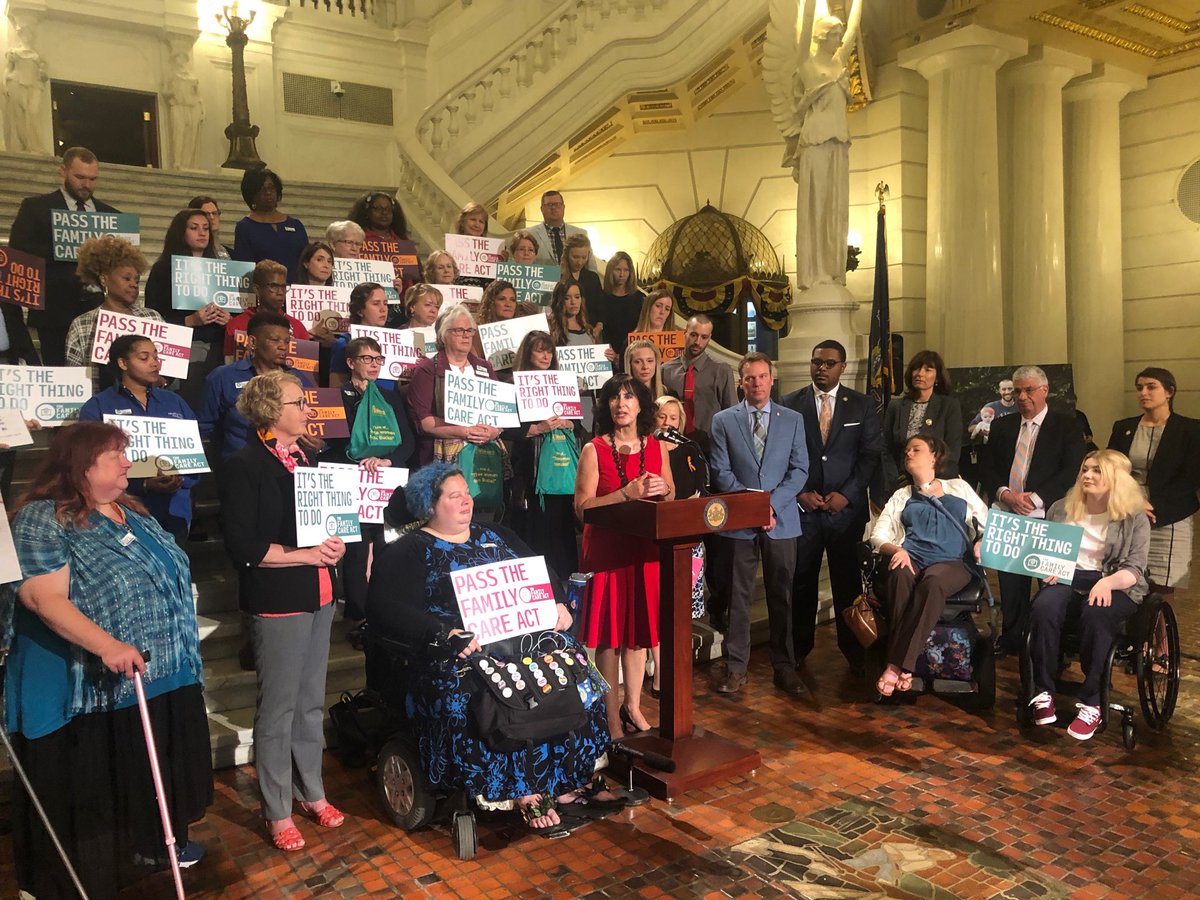 AARP PA State President Joanne Grossi speaks at press conference