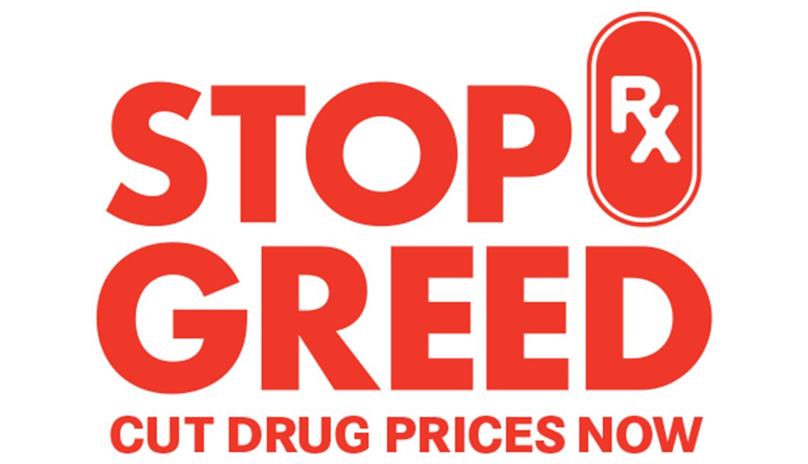 STOP Rx Greed Logo