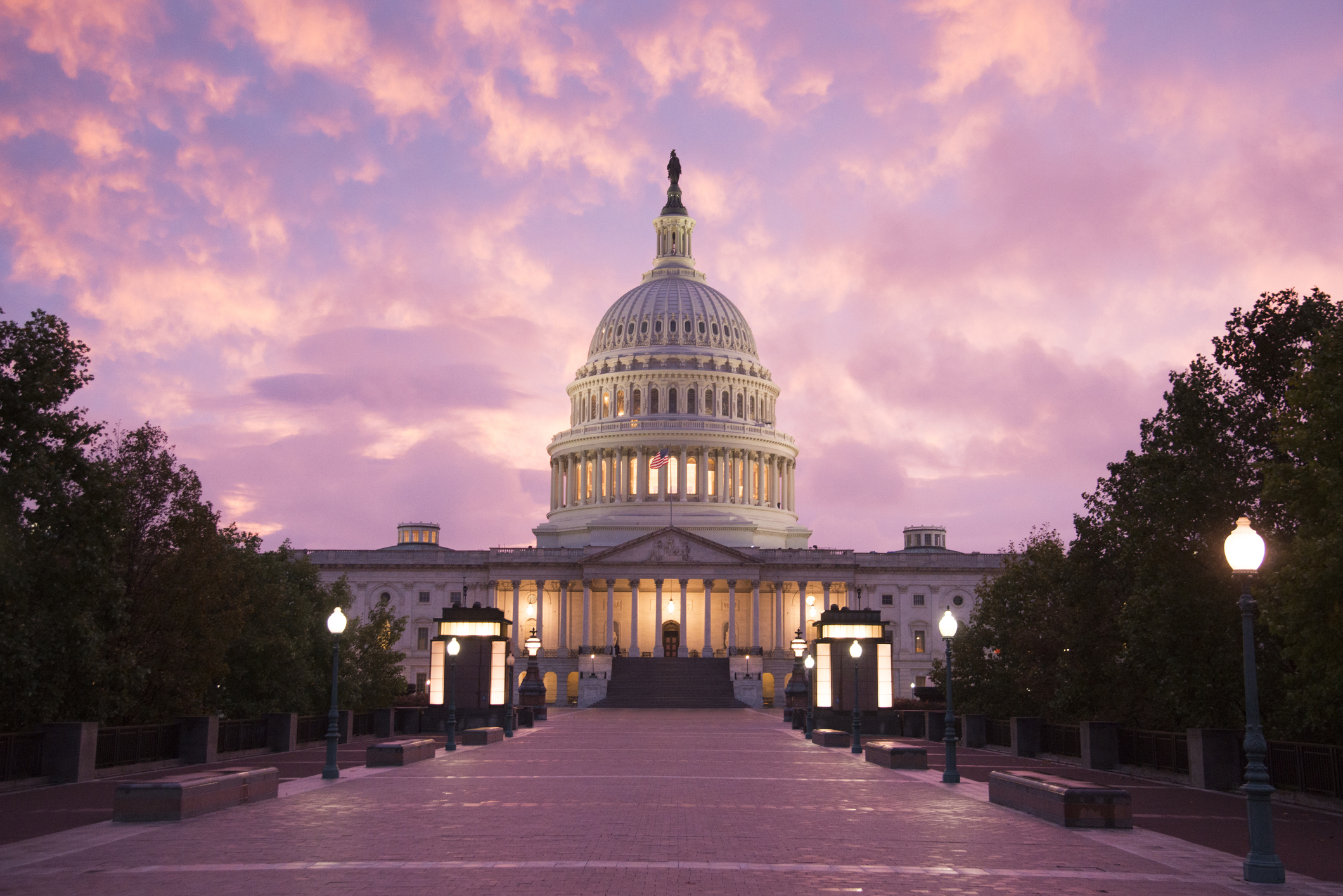 Capitol Building Sunset - Washington DC