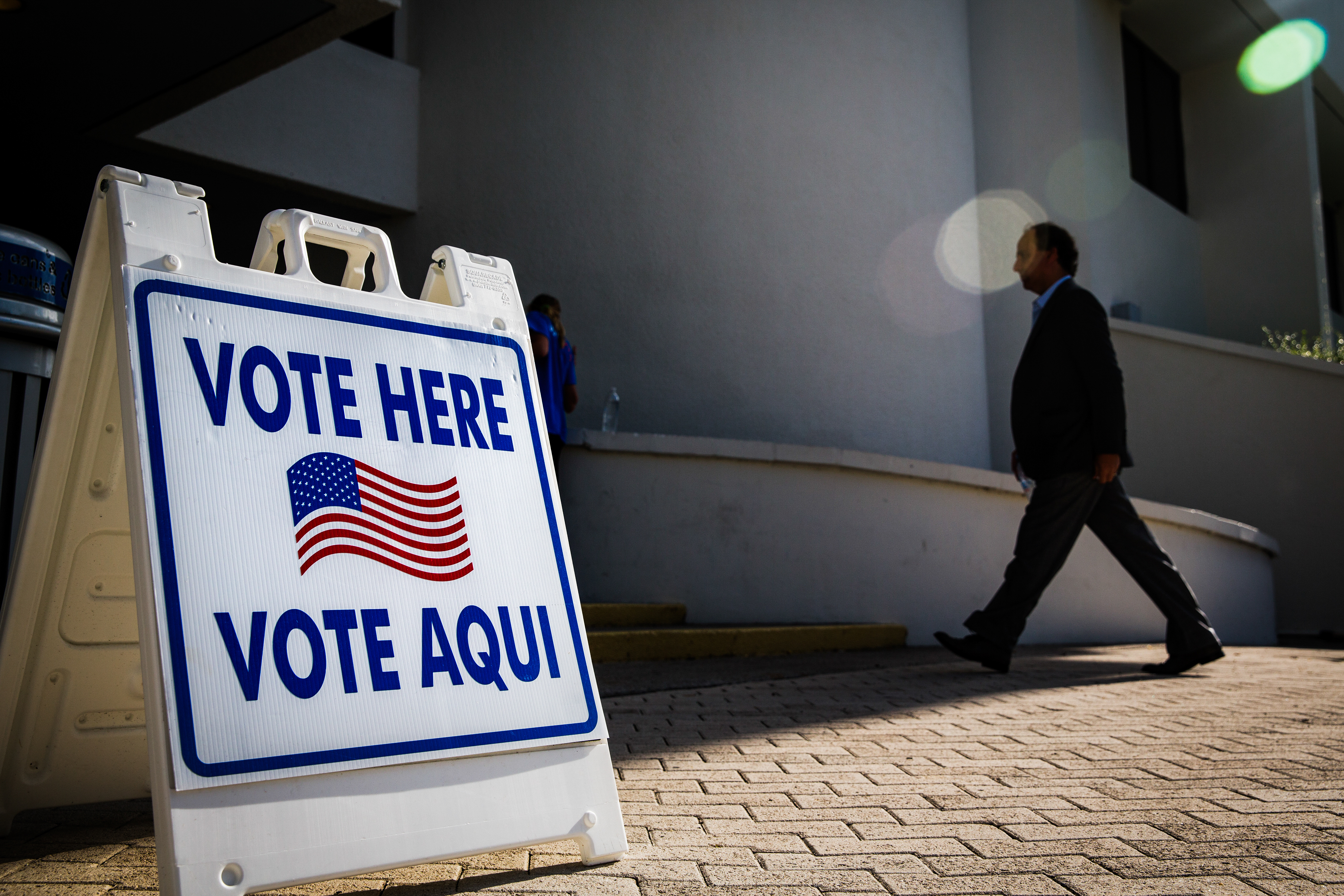 Voters Cast Ballots In The Florida Primary Election