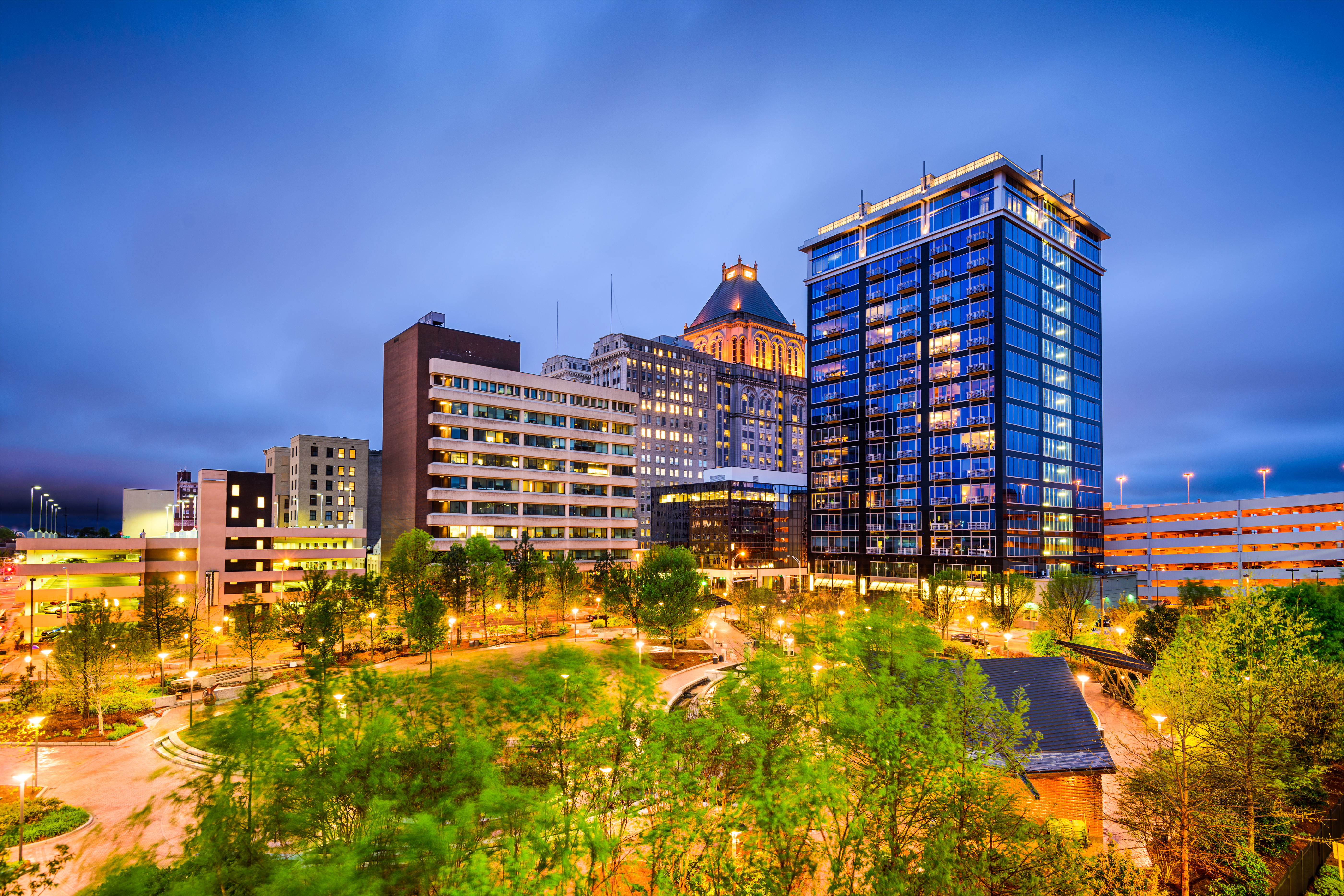 Greensboro, North Carolina Skyline