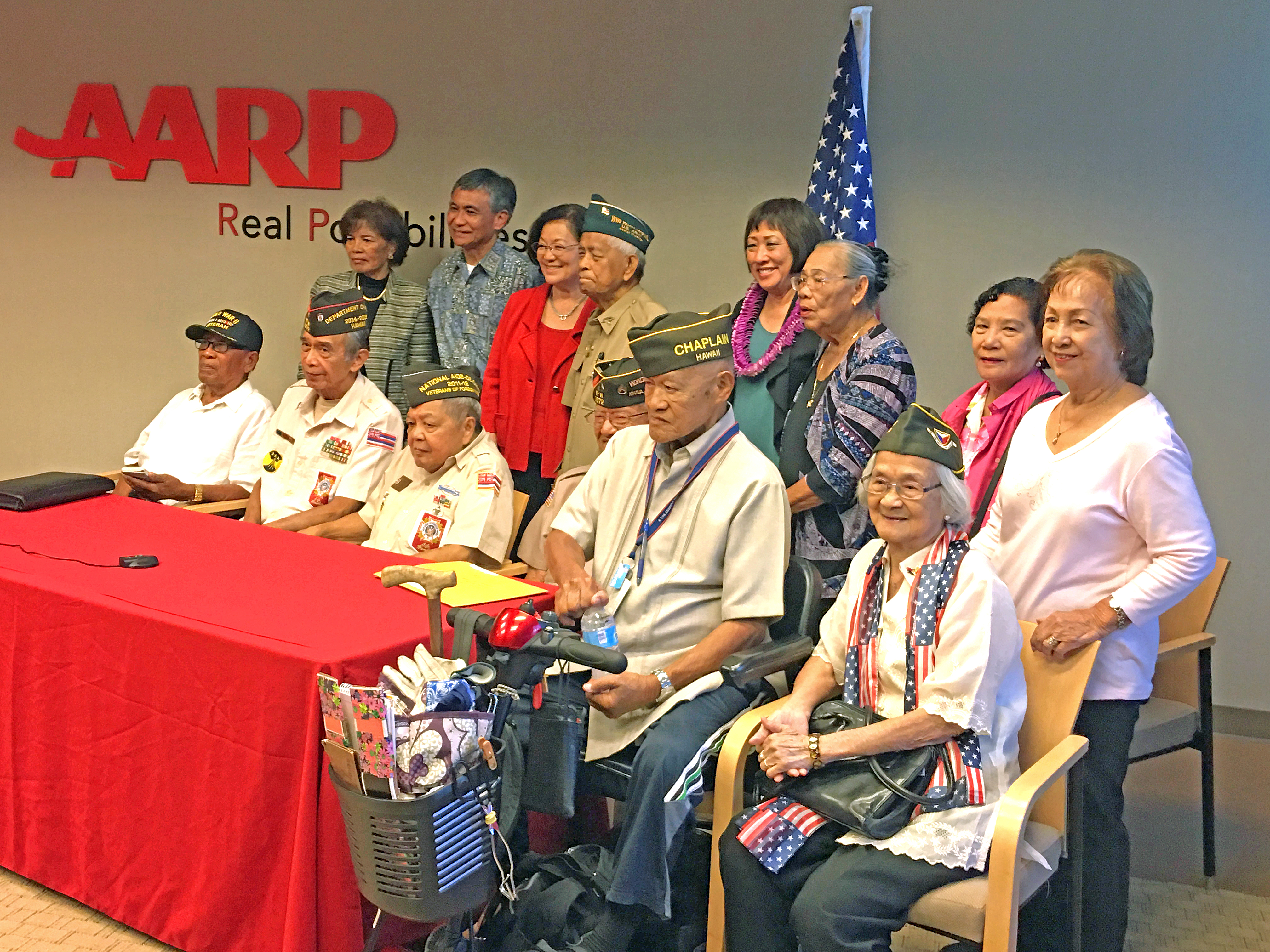 Full AARP Logo hirono vets taguba