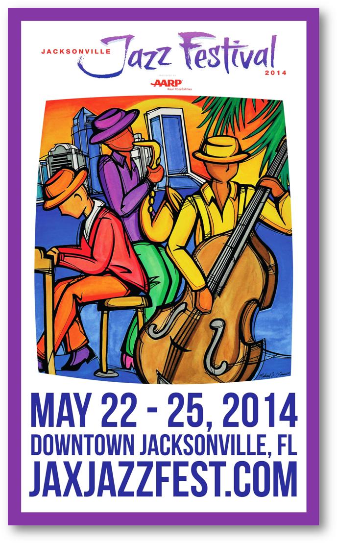 Official Jacksonville Jazz Festival poster