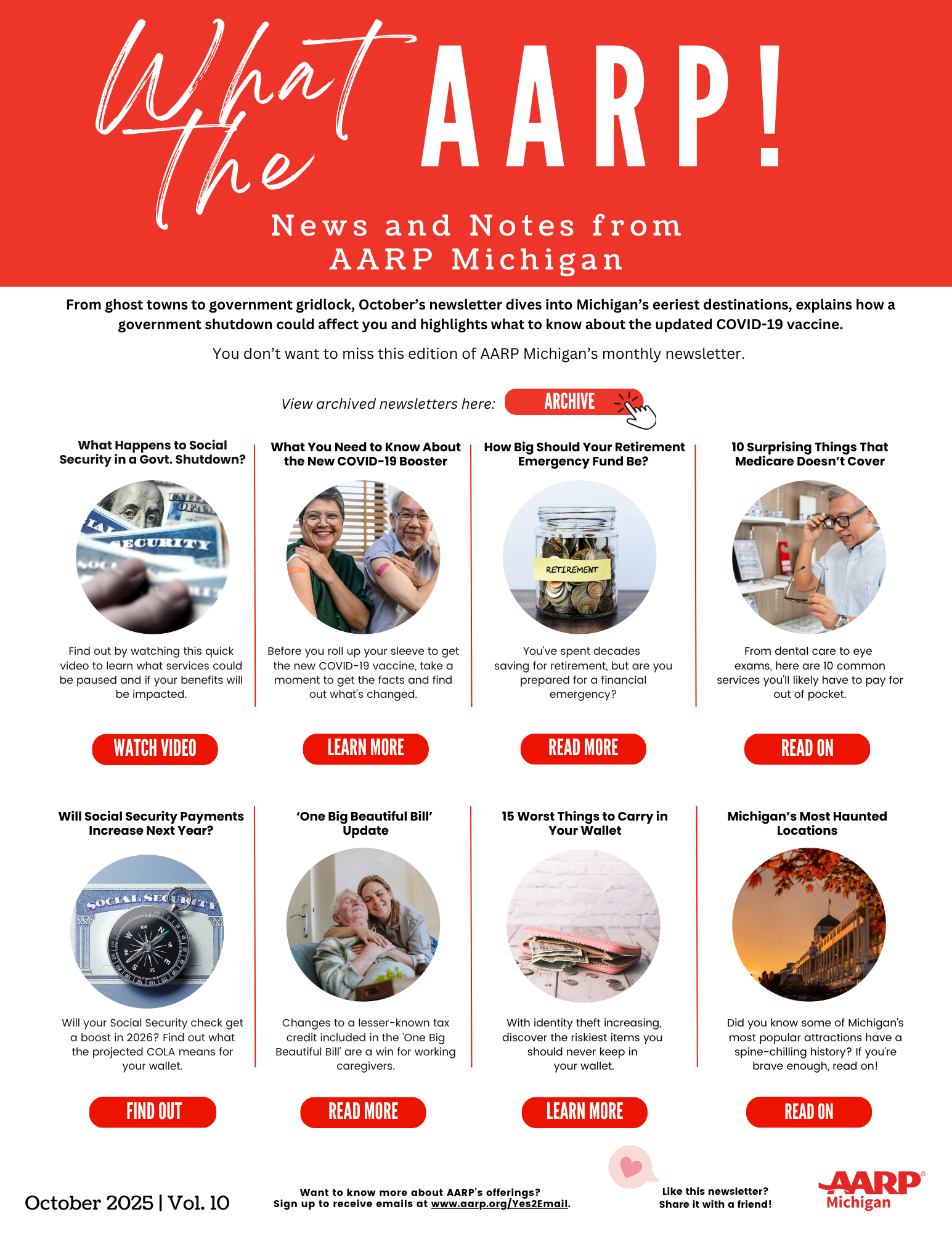 What the AARP! Newsletter - October 2025