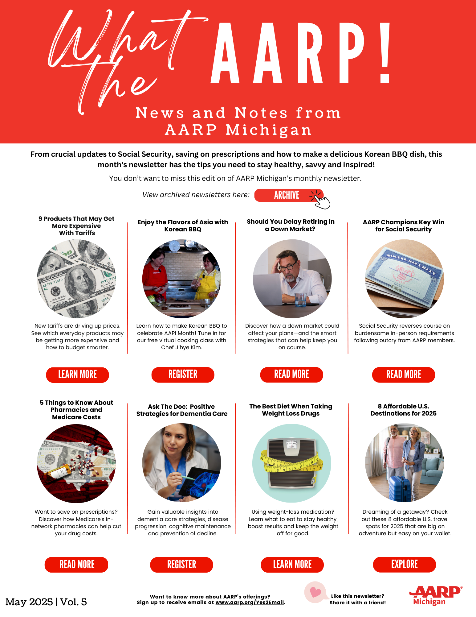 What the AARP! Newsletter - May 2025