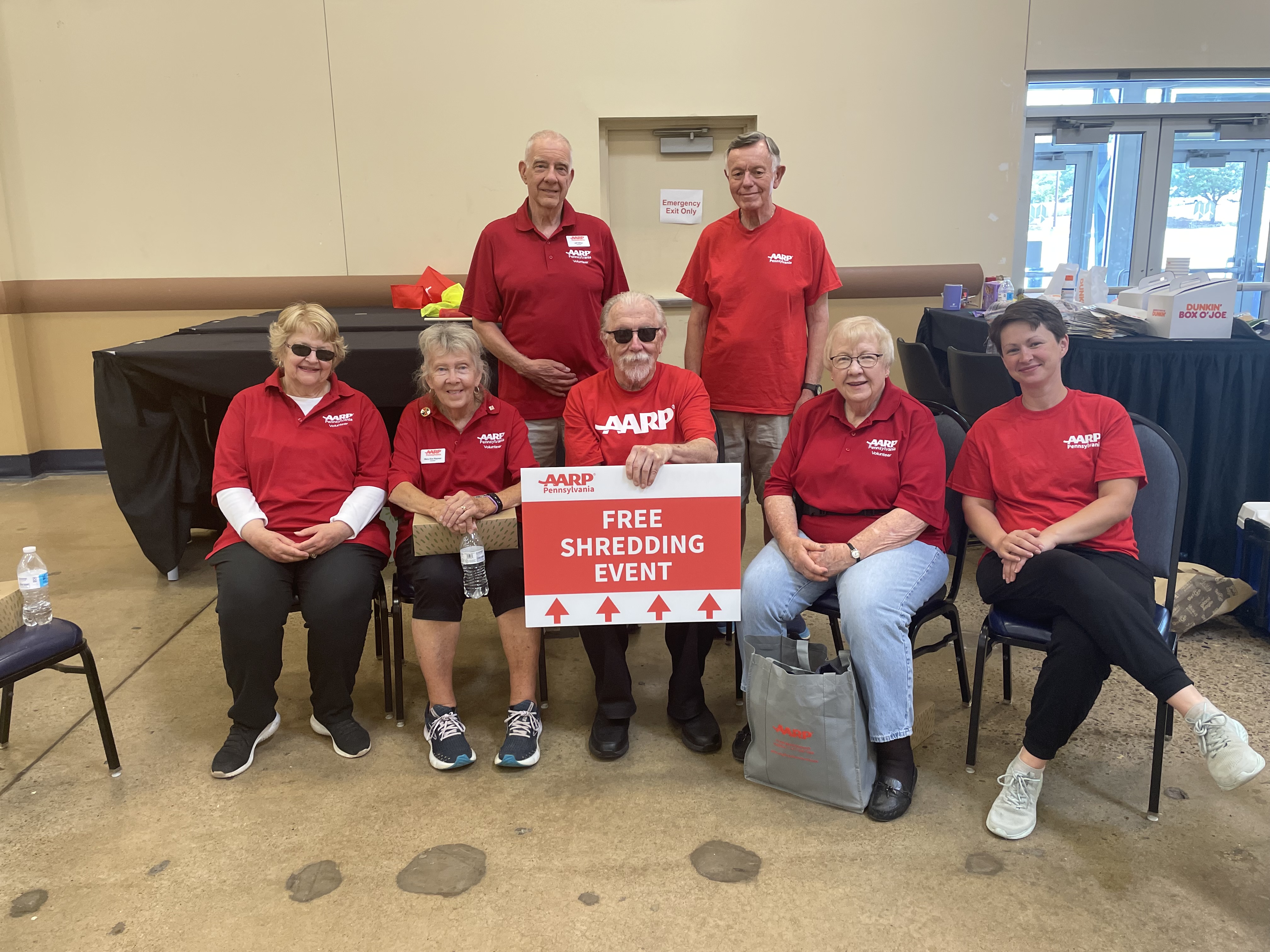 AARP Volunteers at Monroeville Shredding Event