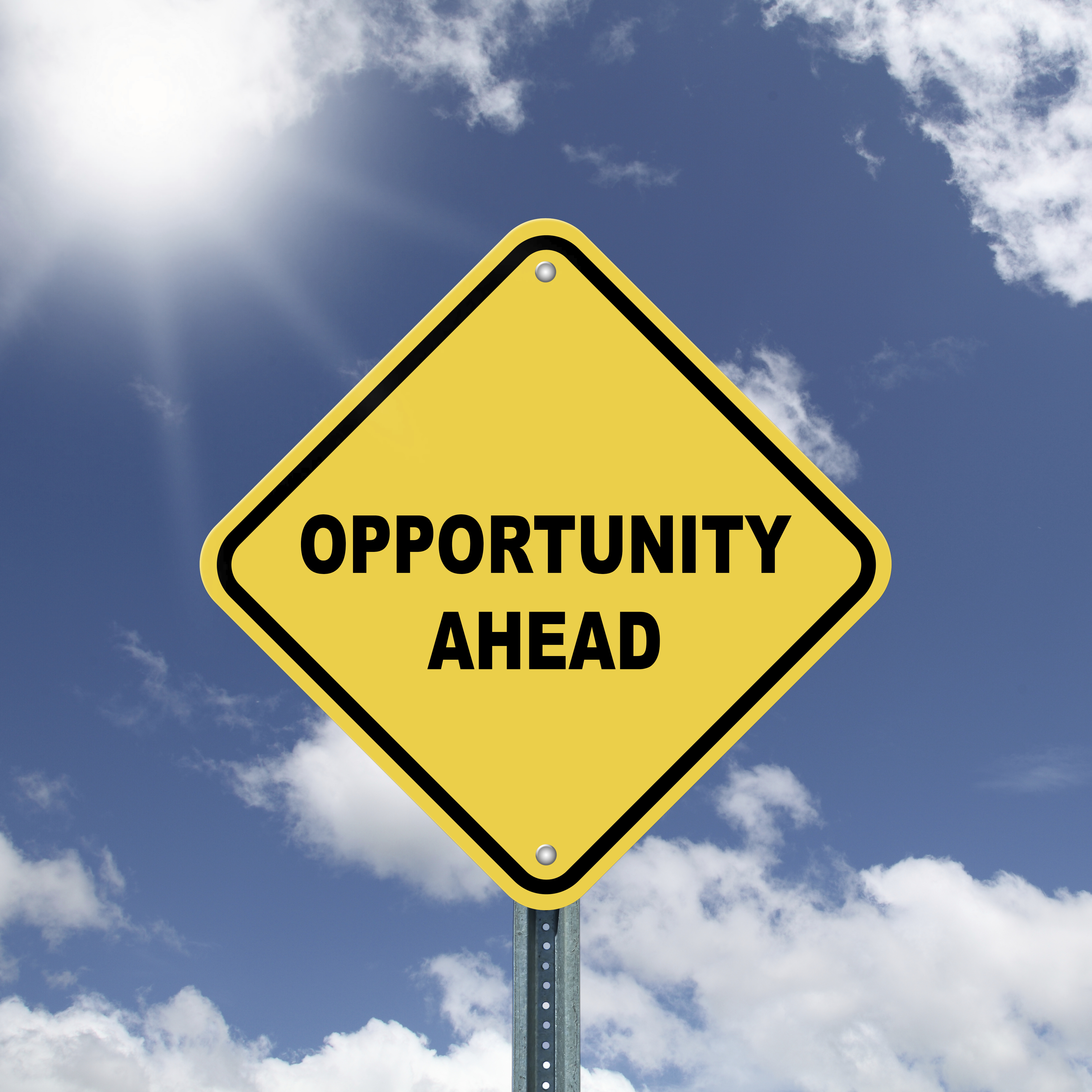 Opportunity Ahead Sign