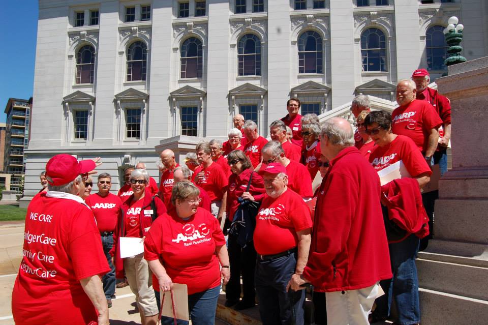 AARP Wisconsin Advocates at the Capitol