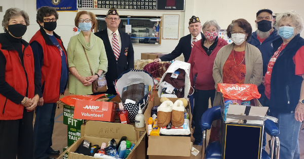 AARP Oklahoma Pittsburg County chapter members make donation to Talihina VA Veterans Center