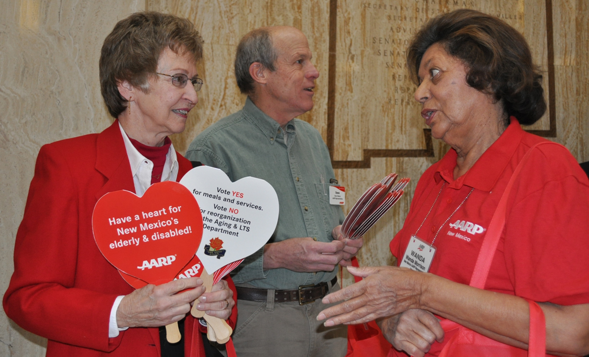 AARP NM Volunteers at State Legislature