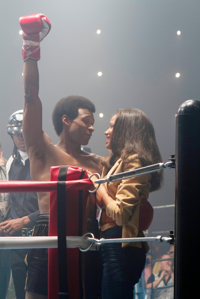 Usher Raymond and Jurnee Smollett-Bell star in HANDS OF STONE