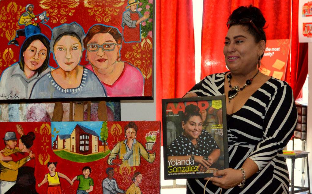 Yolanda Gonzalez, Chicana Painter, Portraits of Community