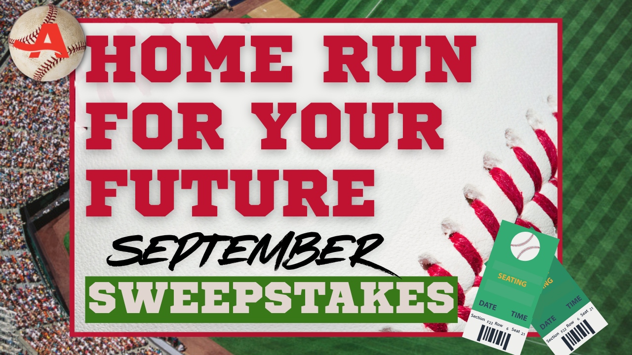 Home Run Sweepstakes Graphic For September Drawing