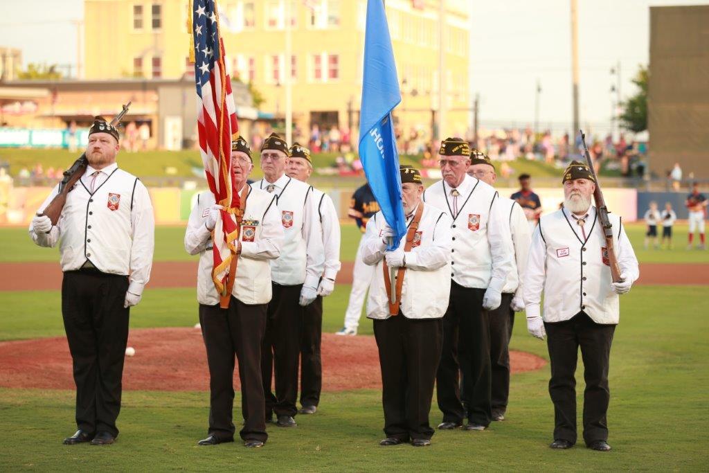 Skiatook VFW formation on field