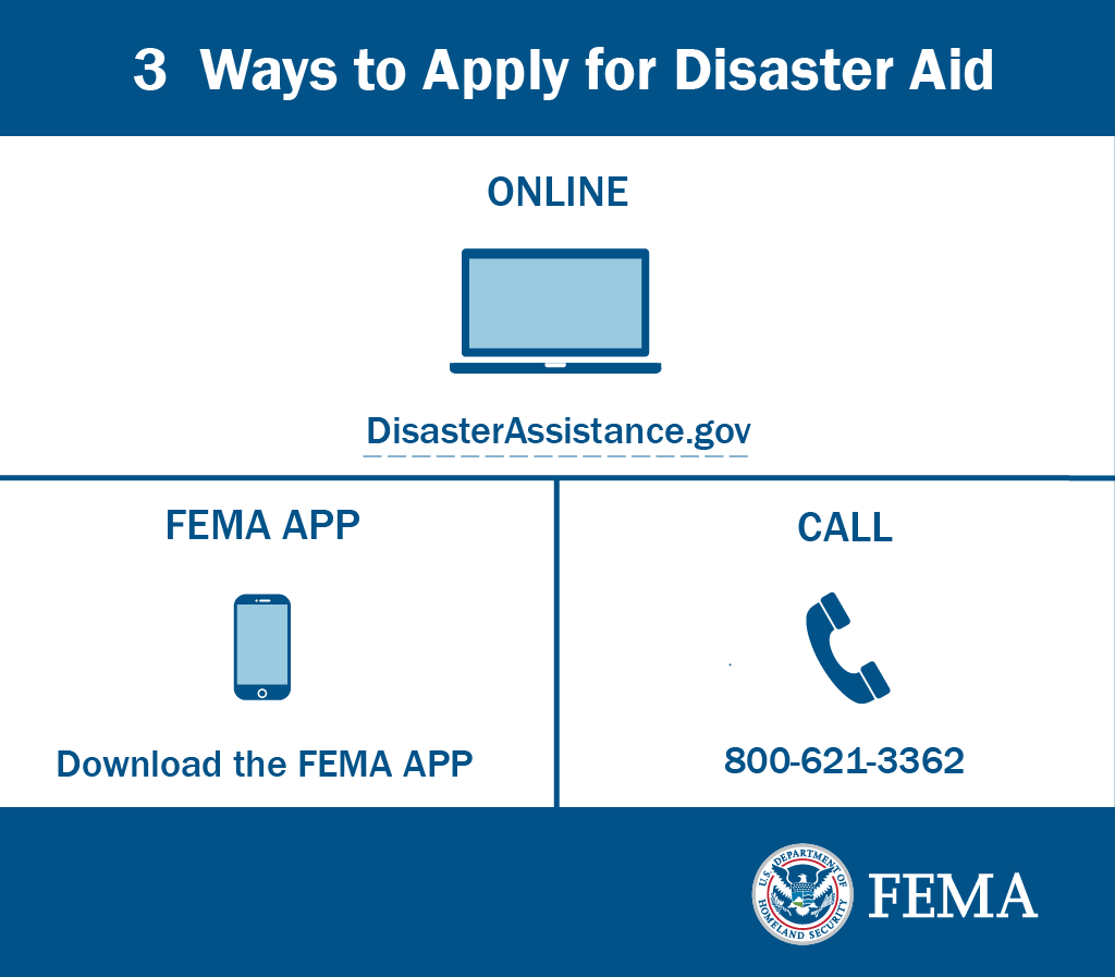 3 ways to apply FEMA Disaster assistance