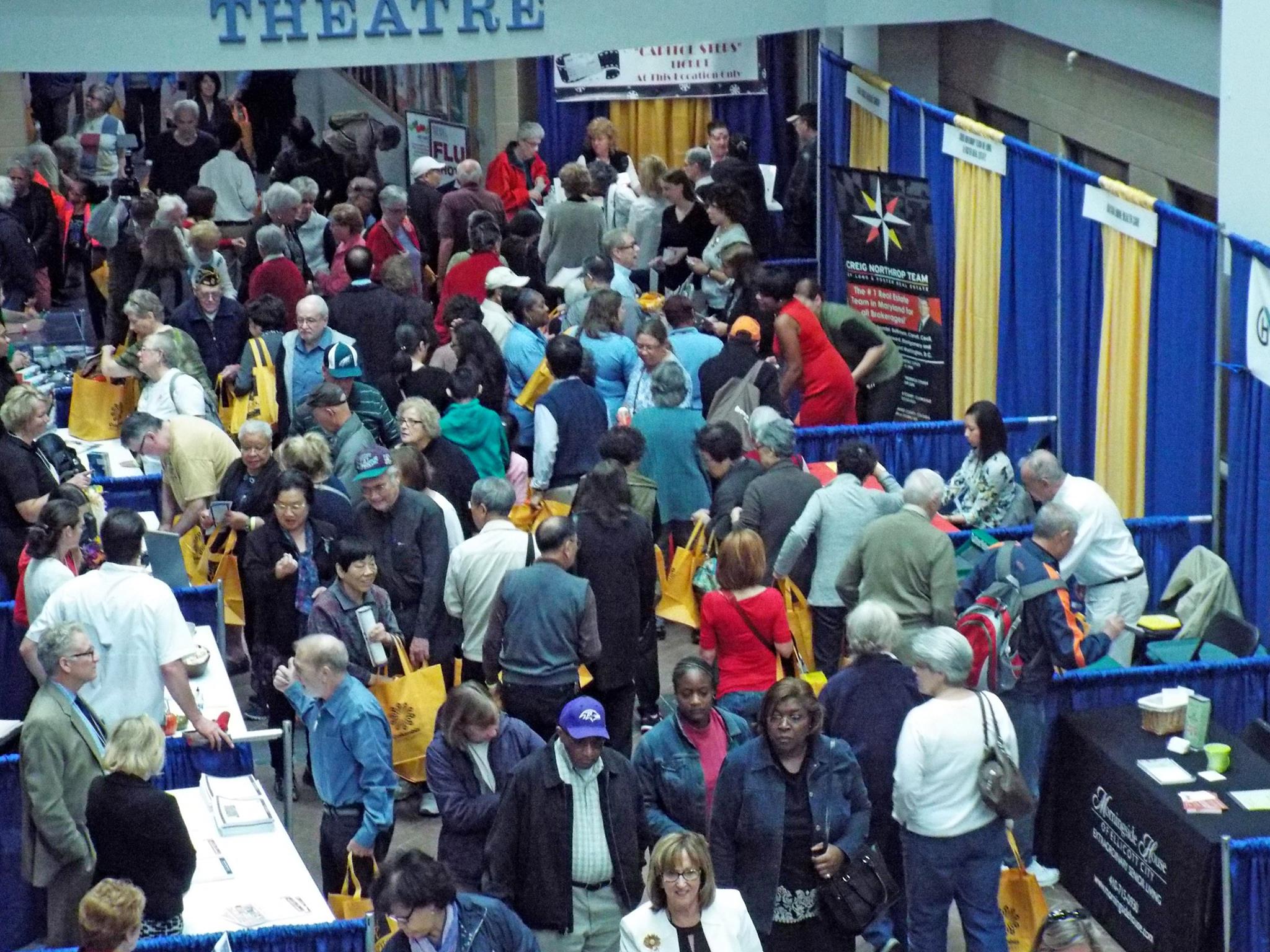 MD Howard County 50+EXPO exhibit hall shot