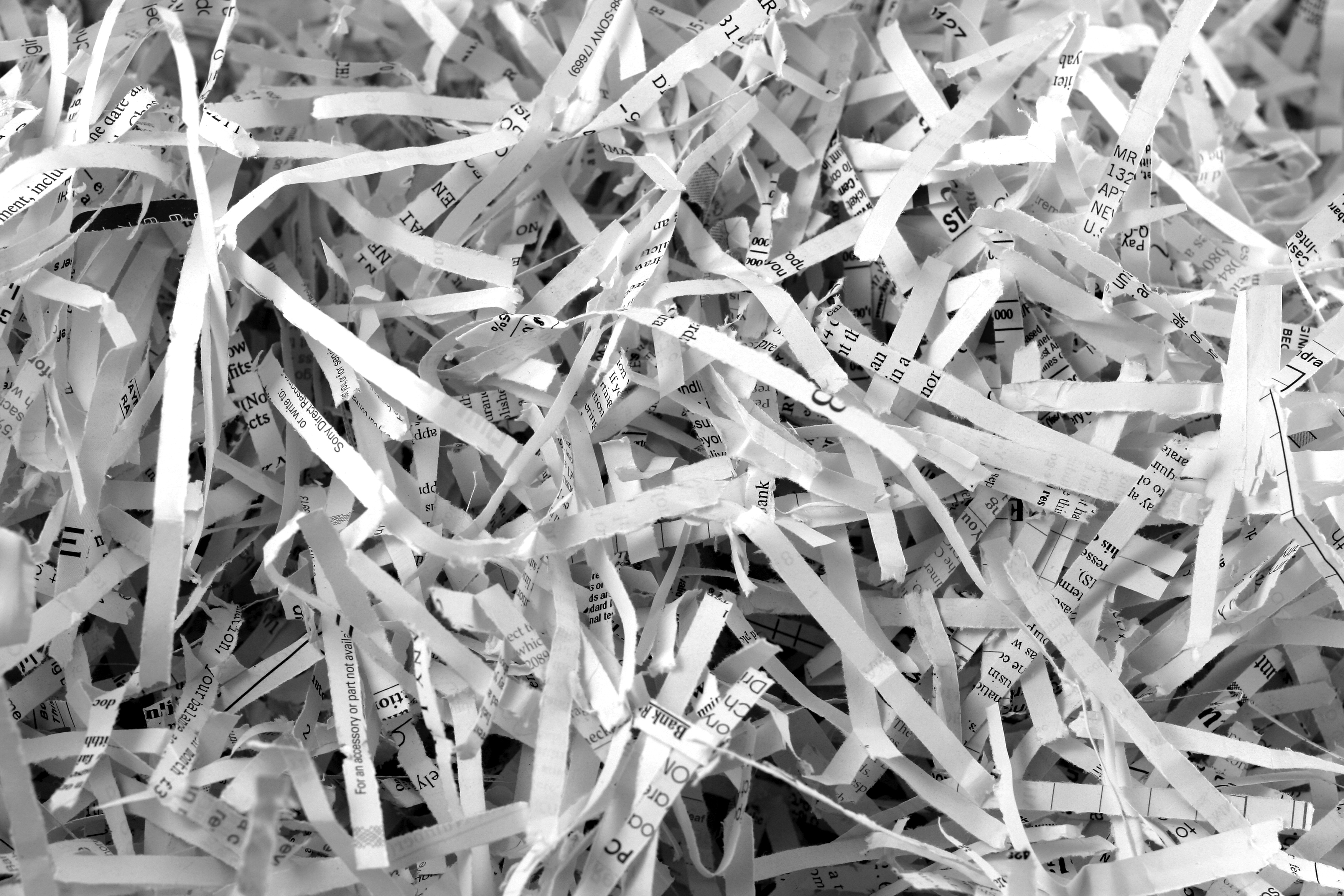 Shredded paper