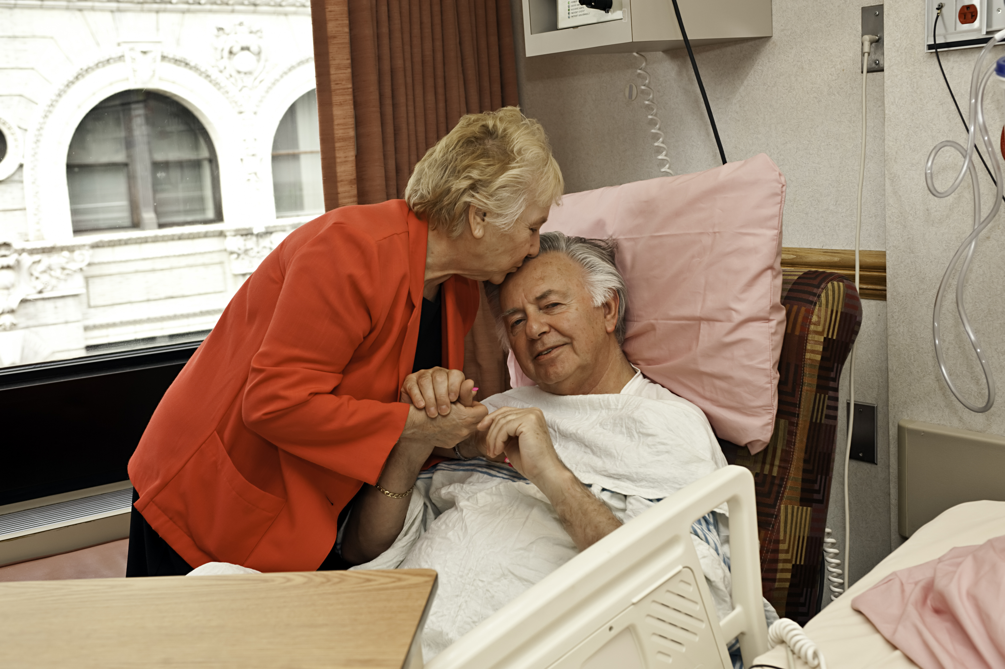 senior in hospital