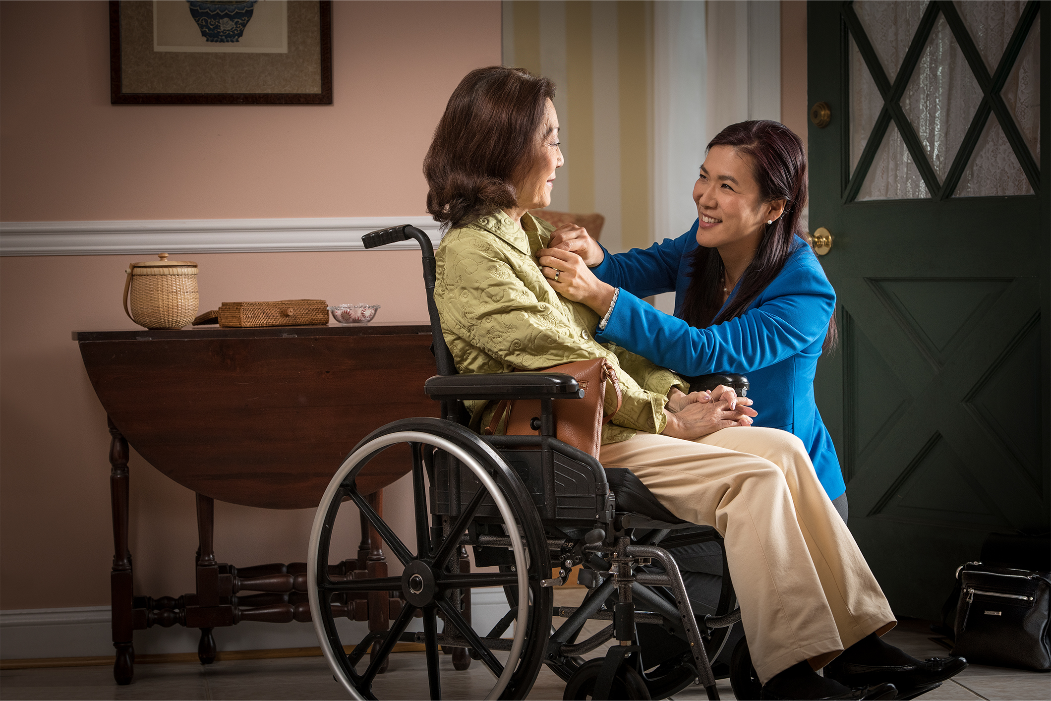 Daughter Caring for Her Mother