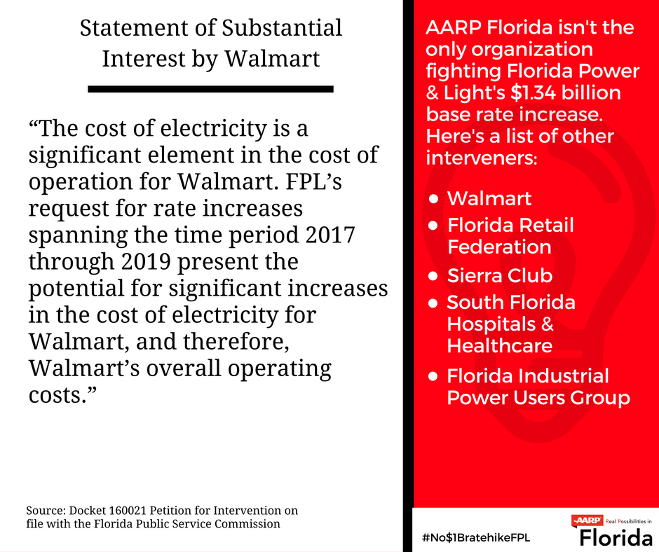 aarp fl fpl interveners walmart