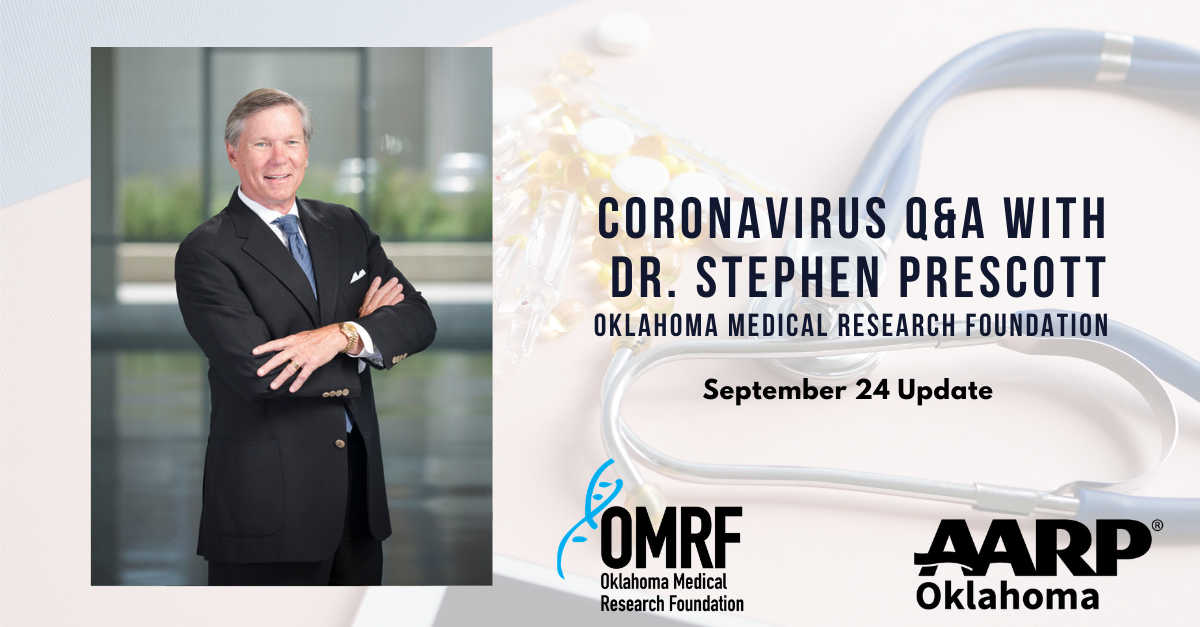 Coronavirus Q&A Dr. Prescott September 24