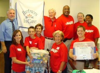 AARP MD staff and volunteers during the 2012 AARP Day of Service.