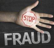 Stop fraud graphic