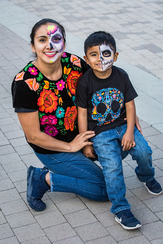 Mom and son with Dia de los Muertos face painting.jpg