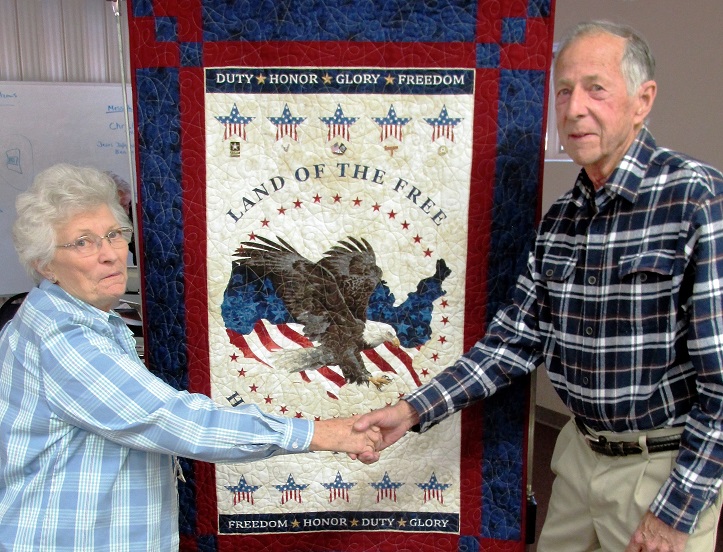 Shirley and Don D  w hanging banner