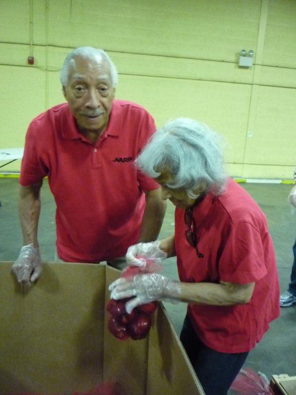 Bennie and Cathy at Harvesters