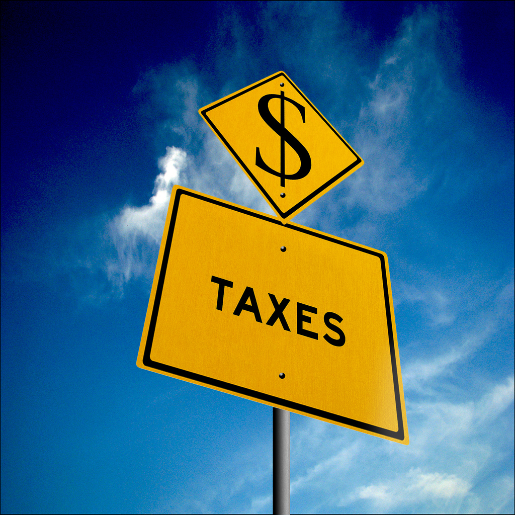 taxesroadsign